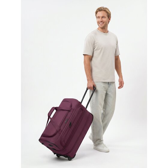 Redolz Sac de voyage Duffle Essentials à 2 roulettes 55 cm M avec soufflet d'extension