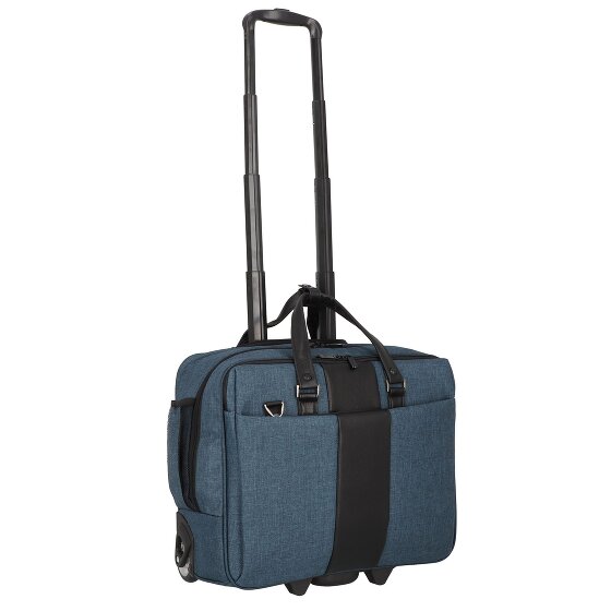 Dermata 2 roulettes Trolley d'affaires 44 cm Compartiment pour ordinateur portable
