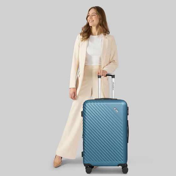 Check.In Paradise 2.0 4 roulettes Trolley M 68 cm avec soufflet d'extension