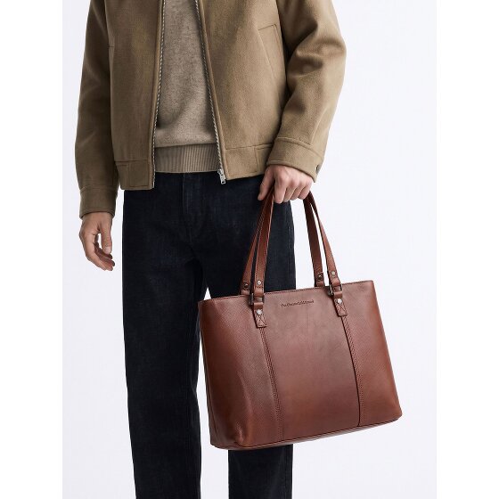 The Chesterfield Brand Alverino Sac à bandoulière Cuir véritable 38 cm Compartiment ordinateur