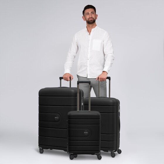 Redolz Essentials 11 3-SET 4 roulettes Set de valises 3 pièces