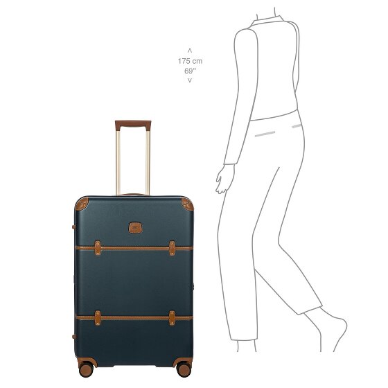Bric's Bellagio 4 roulettes Trolley 76 cm avec soufflet d'extension