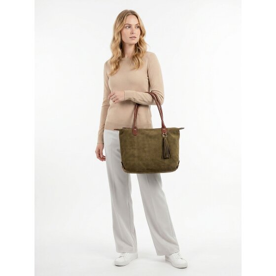 Harbour 2nd Sofia Sac à bandoulière Cuir véritable 38 cm