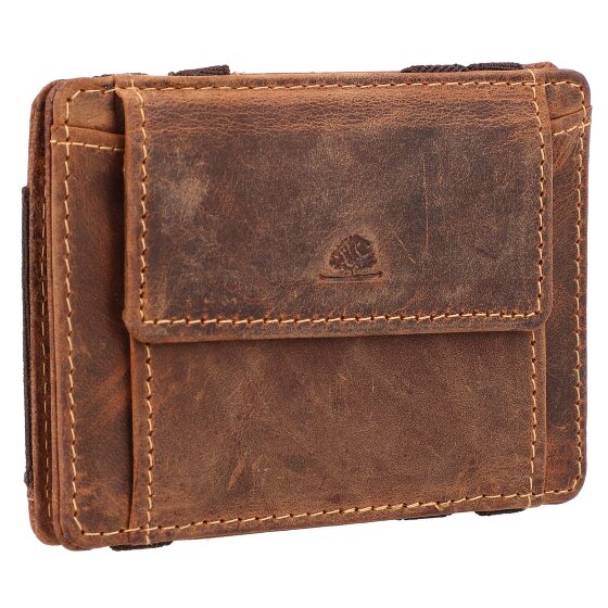 Greenburry Vintage Magic Porte-monnaie en cuir RFID 10 cm
