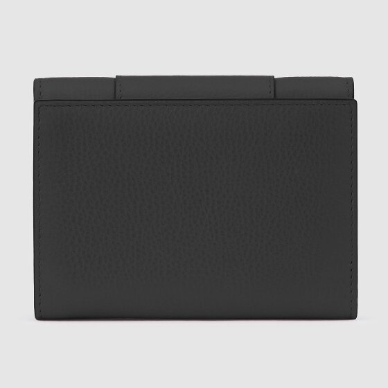 Piquadro Circle Porte-monnaie Protection RFID Cuir véritable 12 cm