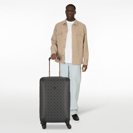 Guess Wilder 4 roulettes Trolley 64 cm avec soufflet d'extension