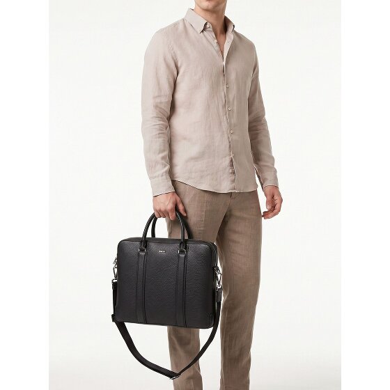 Boss Derwil Attaché-case Cuir véritable 38 cm Compartiment ordinateur
