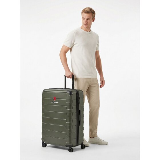 Tonino Lamborghini Milano Valise cabine 4 roulettes XL 83 cm taille spéciale avec soufflet d'extension