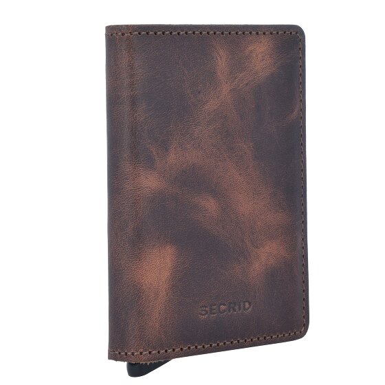 Secrid Slimwallet Vintage Porte-cartes de crédit Porte-monnaie RFID en cuir 6,5 cm
