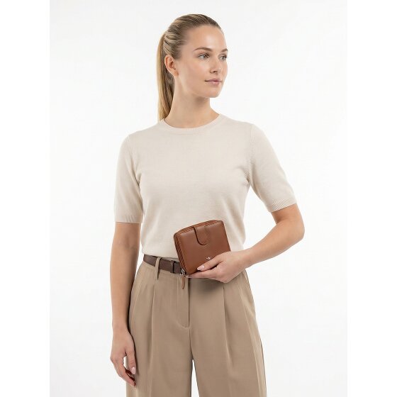 Golden Head Polo Porte-monnaie Protection RFID Cuir véritable 10.5 cm