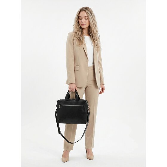 Plevier Jimmy Attaché-case Cuir véritable 31 cm Compartiment ordinateur