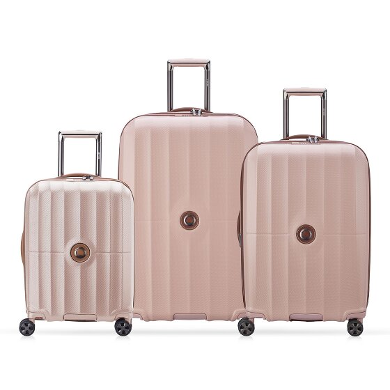 Delsey Paris Carrousel 4 roulettes Set de valises 3 pièces avec soufflet d'extension
