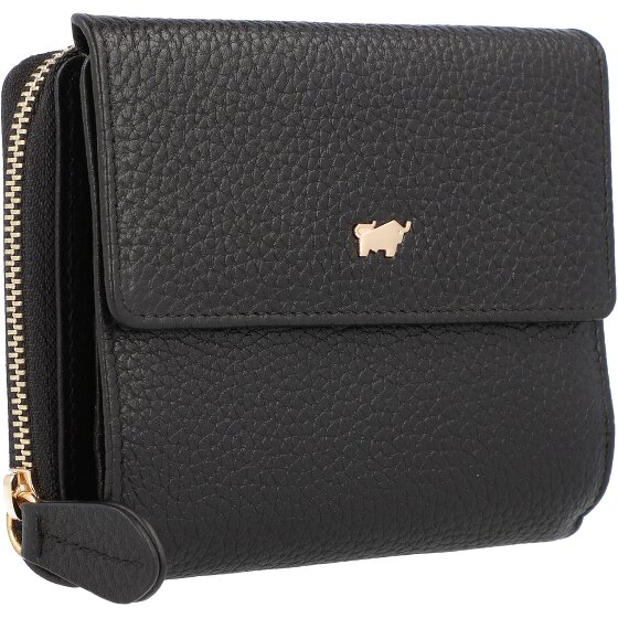 Braun Büffel Asti Porte-monnaie Protection RFID Cuir véritable 12 cm