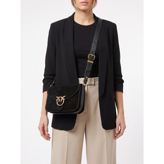 PINKO Love Satchel Mini Sac à bandoulière Cuir véritable 20 cm
