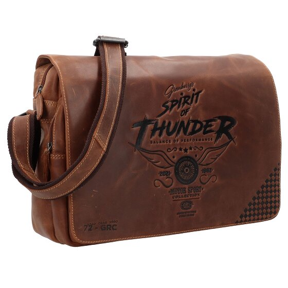 Greenburry Racing Collection Atlanta Porte-documents Messenger Cuir 36 cm