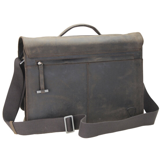 Strellson Richmond Messenger BriefBag XL Cuir 41 cm Compartiment pour ordinateur portable