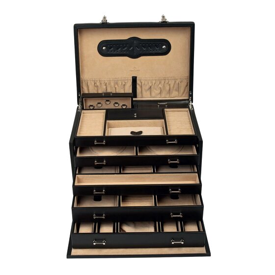 Windrose Ambiance Boîte à bijoux Cuir 37 cm