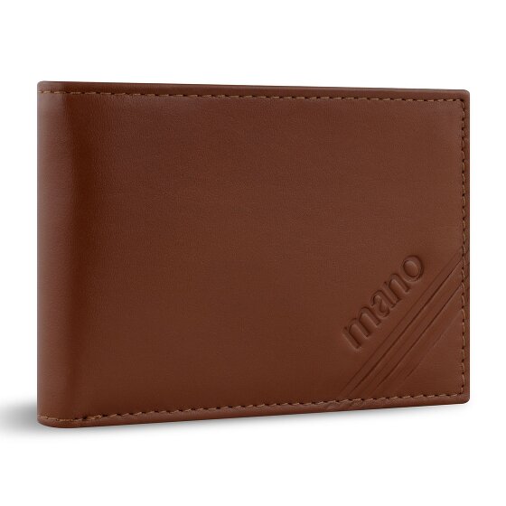 mano Don Antonio Porte-monnaie Protection RFID Cuir véritable 10 cm