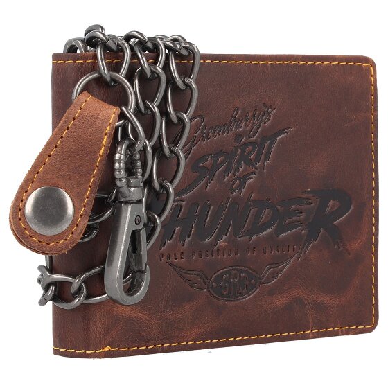 Greenburry Racing Collection Darlington Porte-monnaie en cuir RFID 12 cm