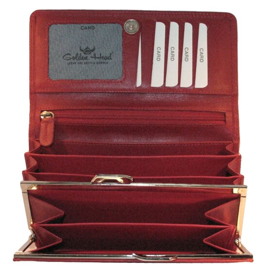 Golden Head Porte-monnaie Polo RFID cuir 17 cm