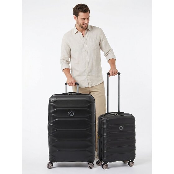 Delsey Paris Set de valises Meteor à 4 roues, tailles S et L, avec soufflet d'extension