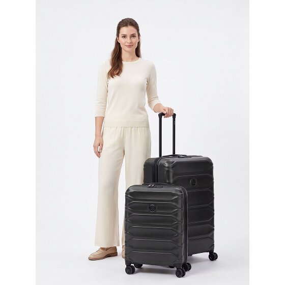 Delsey Paris Set de valises à 4 roues Meteor S+L avec soufflet d'extension