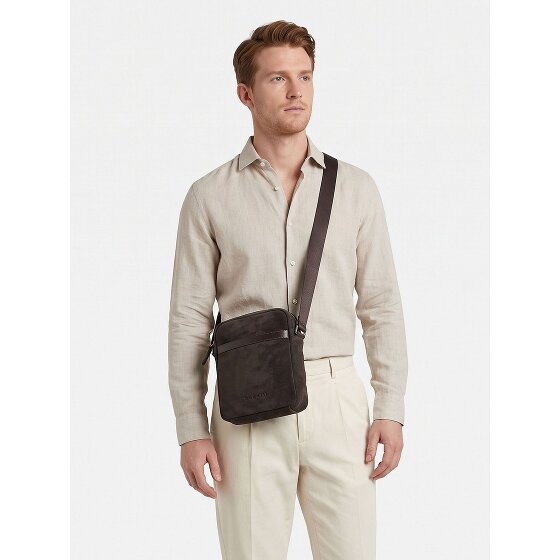 bugatti Diego Sac à bandoulière Cuir véritable 26 cm