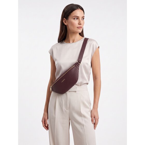 Lazarotti Bologna Leather Sac banane Cuir véritable 31 cm