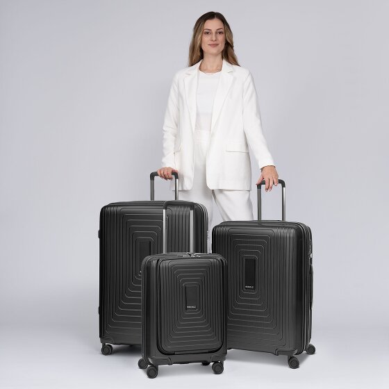 Redolz Essentials 14 4 roulettes Set de valises 3 pièces avec soufflet d'extension