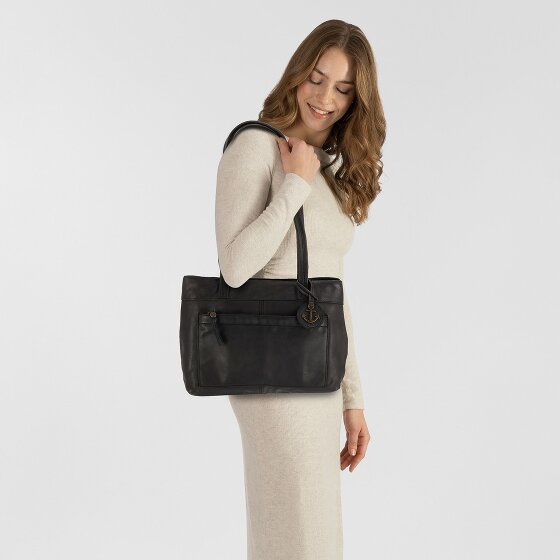 Harbour 2nd Urban Poets Zea Sac de shopper Cuir véritable 33 cm