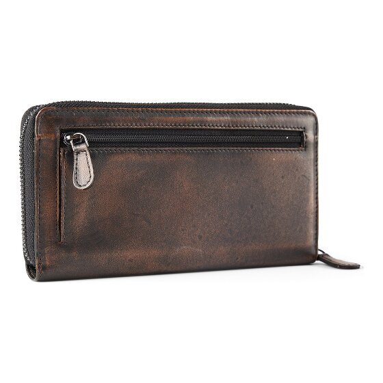 Greenburry Destressed Porte-monnaie Protection RFID Cuir 19 cm