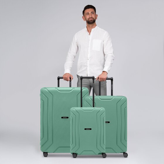 Redolz Essentials 15 Set de valises à 4 roulettes 3 pièces avec fermeture à trois points