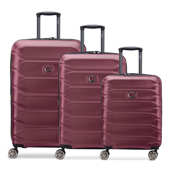 Delsey Paris Meteor 4 roulettes Set de valises 3 pièces avec soufflet d'extension