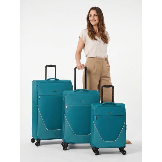 Stratic taska 4 roues Set de valises 3 pièces avec soufflet d'extension