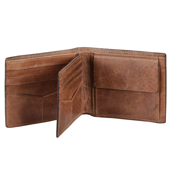 Fossil Derrick Porte-monnaie en cuir 11,5 cm