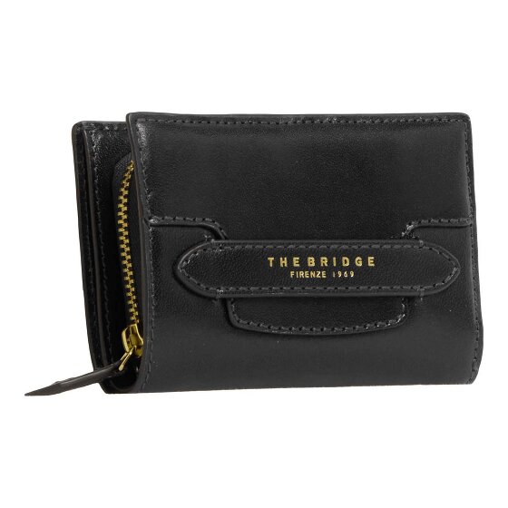 The Bridge Lucrezia Porte-monnaie Protection RFID Cuir véritable 12 cm