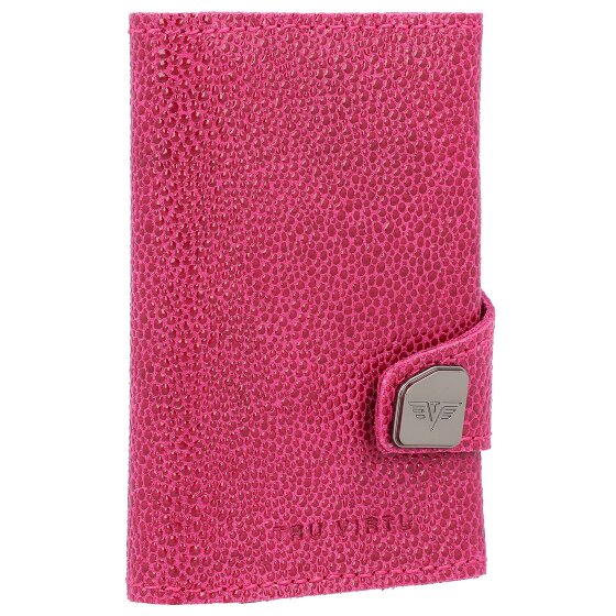 Tru Virtu Click & Slide Porte-cartes de crédit Porte-monnaie RFID en cuir 6,5 cm