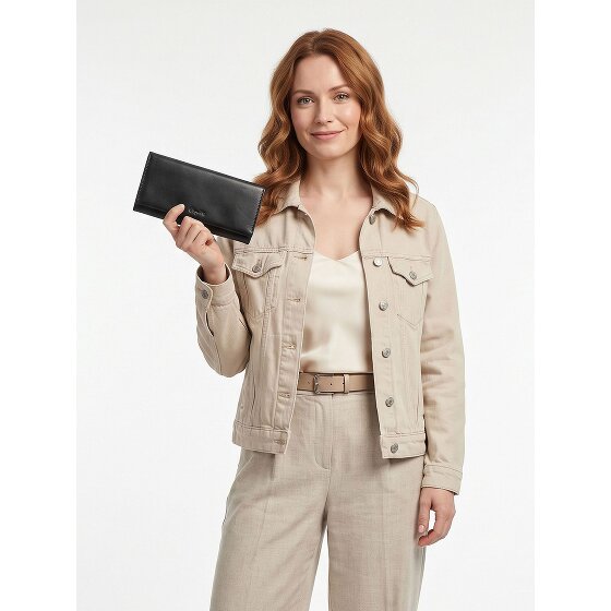Esquire Silk Porte-monnaie Protection RFID Cuir véritable 18.5 cm