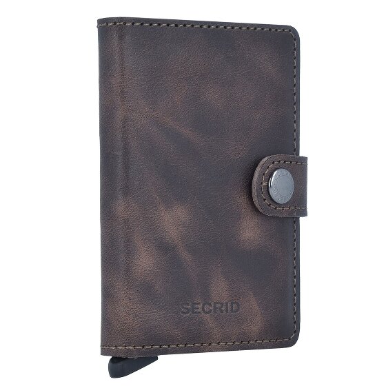 Secrid Miniwallet Étui pour cartes de crédit Protection RFID Cuir véritable 6.5 cm