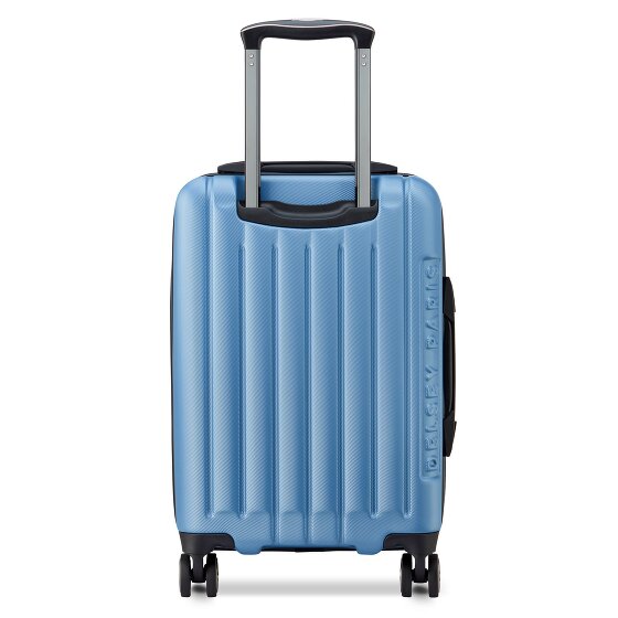 Delsey Paris Longitude 4 roulettes Trolley de cabine 55 cm avec soufflet d'extension