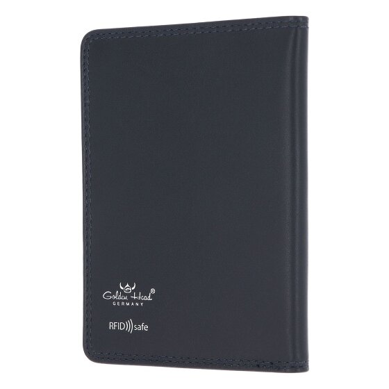 Golden Head Etui pour cartes d'identité Polo RFID en cuir 9 cm