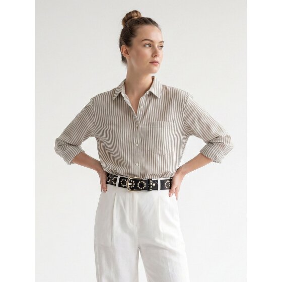 b.belt Ceinture à rivets Cuir véritable