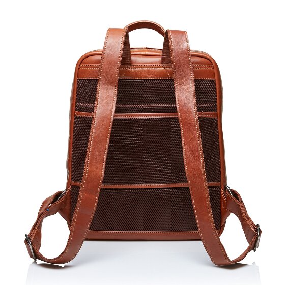 Castelijn & Beerens Firenze Sac à dos RFID Cuir 41 cm Compartiment pour ordinateur portable
