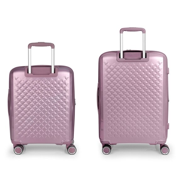 Gabol Queens 4 roues Set de valises 2 pièces avec soufflet d'extension