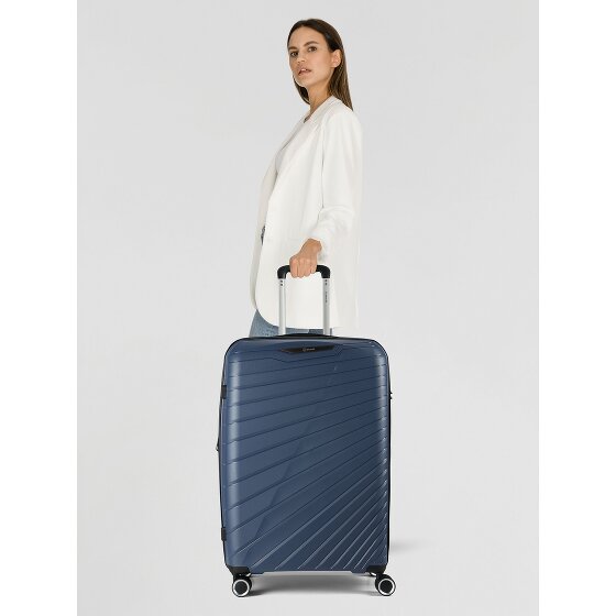 Benzi 5808 4 roulettes Trolley 74 cm avec soufflet d'extension