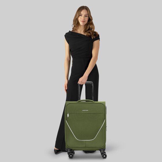 Stratic taska 4-roues trolley cabine S 55 cm avec soufflet d'extension