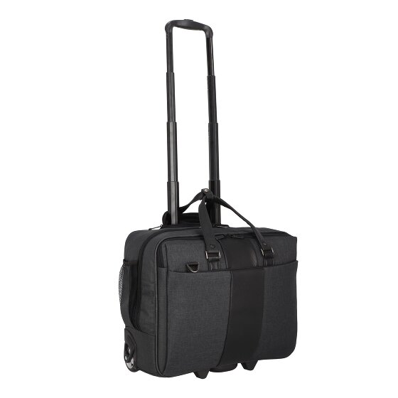 Dermata 2 roulettes Trolley d'affaires 46 cm Compartiment pour ordinateur portable