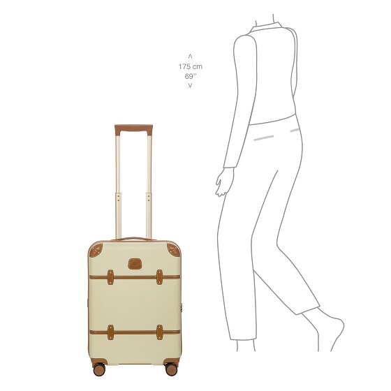 Bric's Bellagio 4 roulettes Trolley de cabine 55 cm