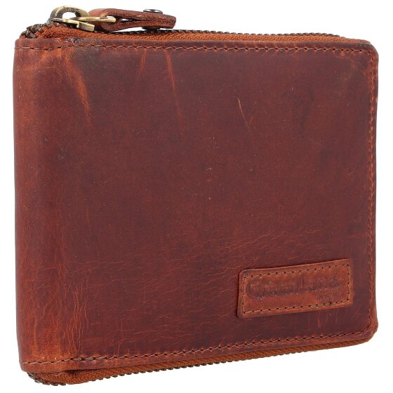 Greenland Nature Soft & Safe Porte-monnaie en cuir RFID 12 cm