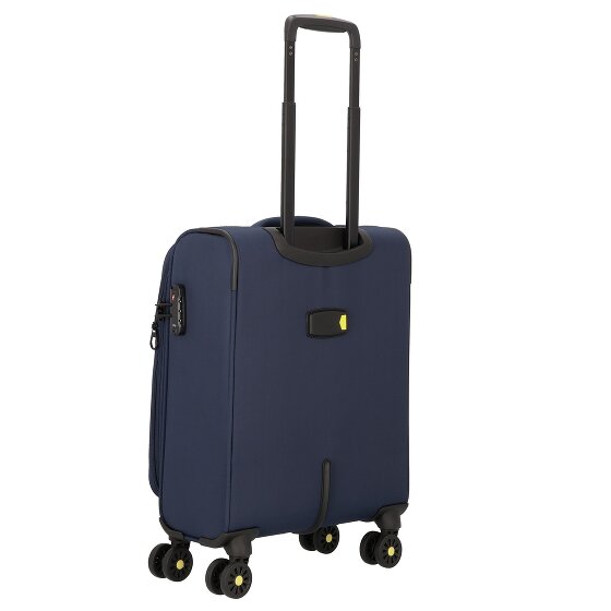 d&n Travel Line 9704 4 roues Valise cabine S 55 cm avec soufflet d'extension